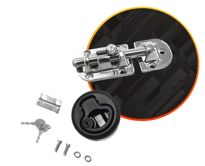 Замки, защелки с ручками