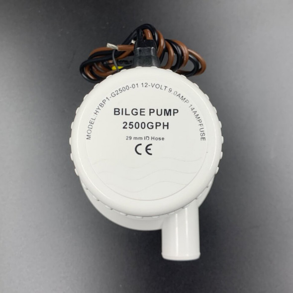 Помпа осушительная 2500GPH (12V) (9462.5 л/ч) (Sailflo)