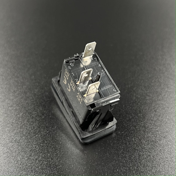 Тумблер вкл/выкл (индик. синий) 3 пин Sunfine