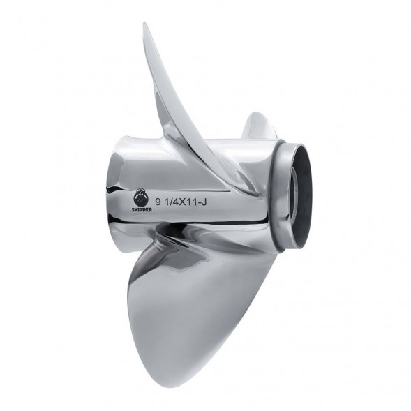 Винт гребной  Skipper для Yamaha 9.9-20HP, диаметр 9 1/4&quot; нержавеющий, лопастей - 3, шаг 11&quot;