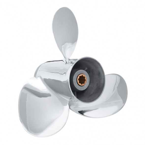 Винт гребной  Skipper для Yamaha 9.9-20HP, диаметр 9 1/4&quot; нержавеющий, лопастей - 3, шаг 11&quot;