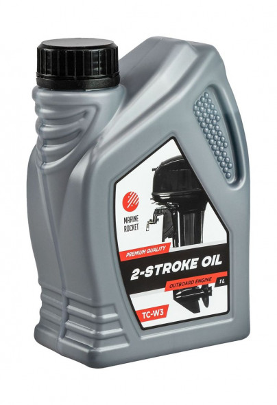 Масло 2-тактное минеральное TC-W3 Marine Rocket 1 л. (срок до 2026 г)