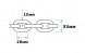 Цепь якорная оцинкованная 10мм, DIN766, Marine Rocket (упаковка из 100 м.)