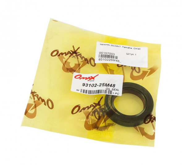 Сальник 25x38x7, Yamaha, (93102-25M44) Omax