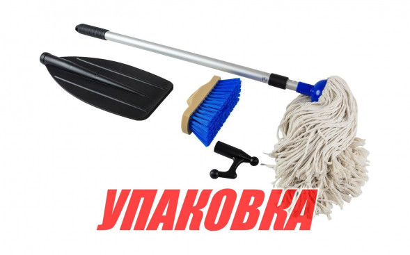 Комплект разборный багор, щетка, весло (упаковка из 6 шт.)