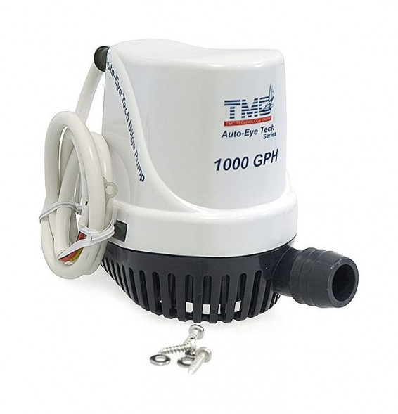 Помпа осушительная, 12 В, 1000GPH (3785 л/ч), автоматическая