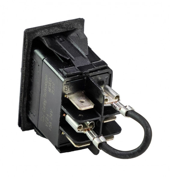 Переключатель трехпозиционный OFF-ON-ON 12 В/20А, ROCA