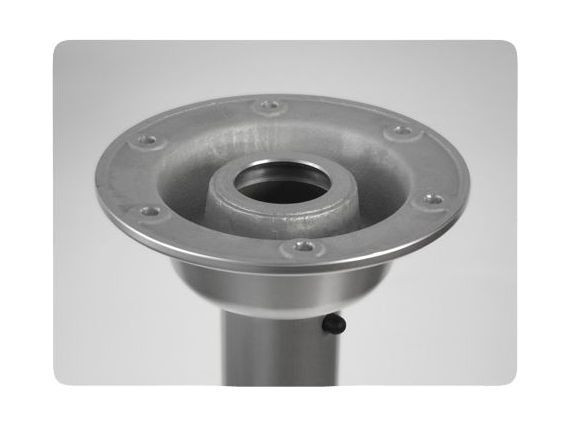 Стойка столешницы 675 мм вкручивается в основание, анодированный алюминий