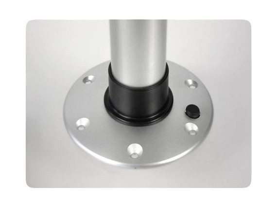 Стойка столешницы 675 мм вкручивается в основание, анодированный алюминий