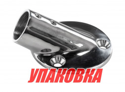 Основание стойки леера (25,4 мм), 30 град, круглое, Marine Rocket (упаковка из 10 шт.)