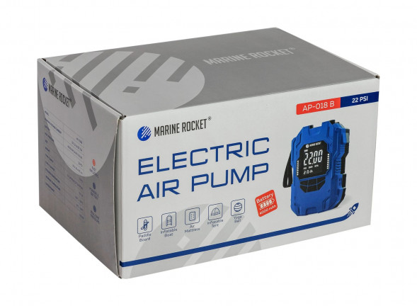 Насос электрический аккумуляторный высокого давления 4000mAh 22Psi, Marine Rocket