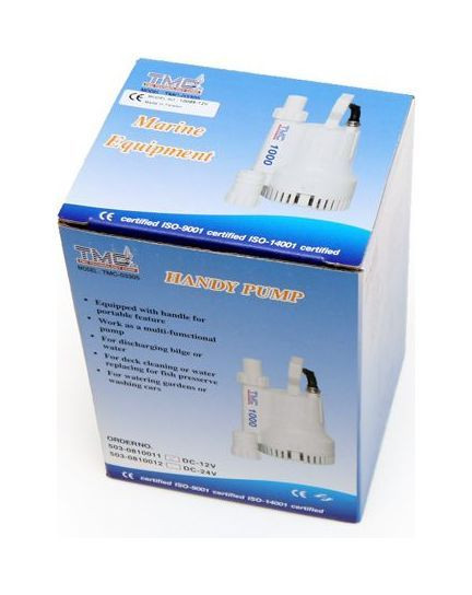 Помпа осушительная, 12 В, 1000GPH (3785 л/ч)