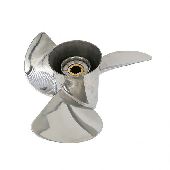 Винт гребной  Skipper для Honda 75-130HP, диаметр 14&quot; нержавеющий, лопастей - 3, шаг 17&quot;