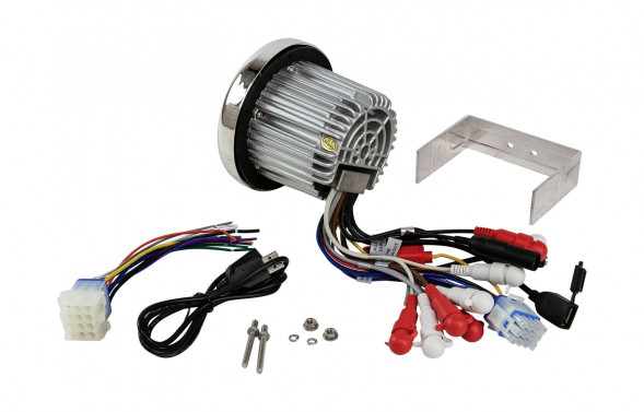 Морская магнитола MRH-833, серебристый ободок, Marine Rocket