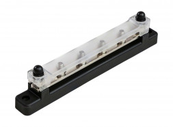 Колодка распределительная электромонтажная с защитной крышкой, 4 контакта