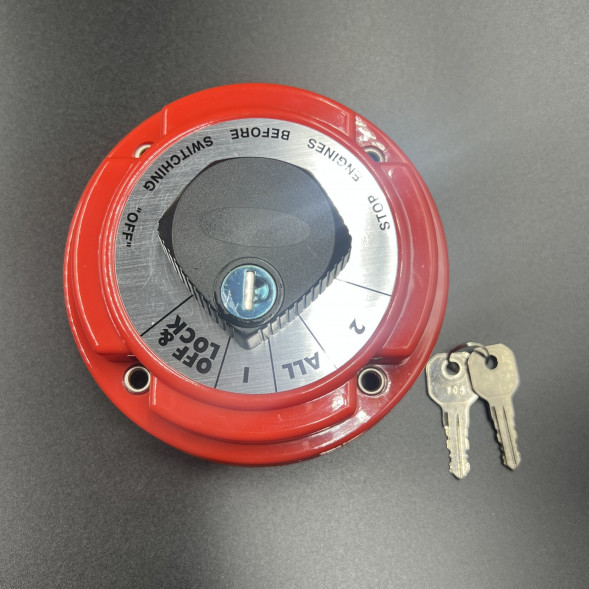 Выключатель массы &quot;OFF-1-BOTH-2&quot; (2 АКБ) с ключом (Omax)