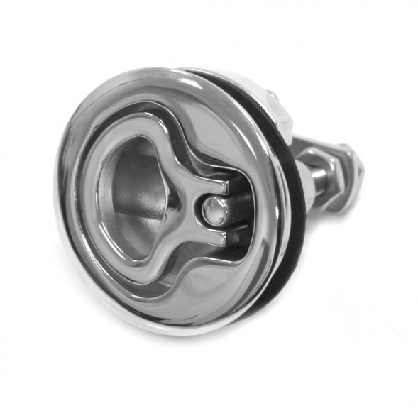 Ручка потайная с поворотным замком SUNFINE, 60 мм