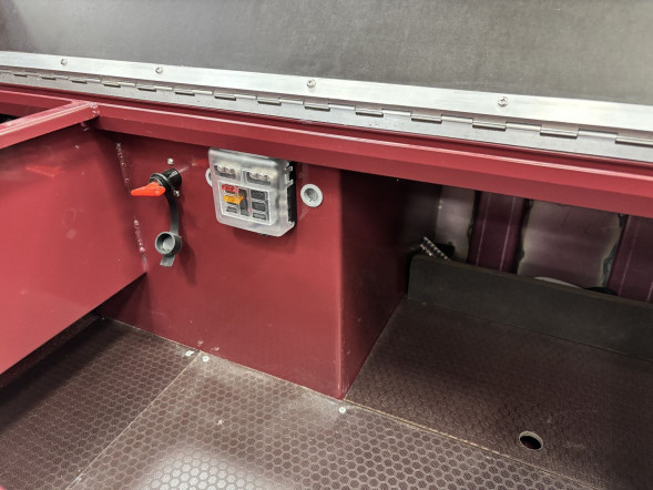 Моторная лодка, Xstream 420S, бордовый