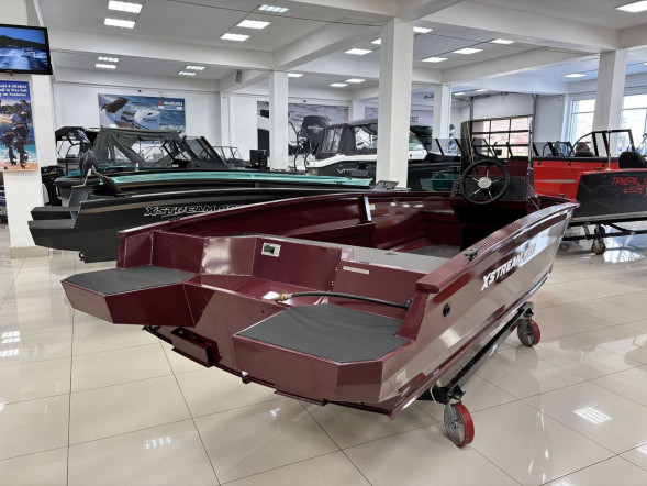 Моторная лодка, Xstream 420S, бордовый