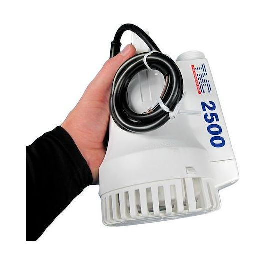 Помпа осушительная, 12 В, 2500GPH (9462.5 л/ч)