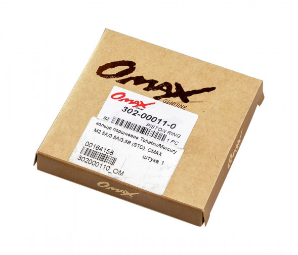 Кольцо поршневое Tohatsu/Mercury M2.5A/3.5A/3.5B (STD), OMAX