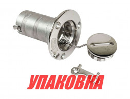 Горловина заливная для бензина 38 мм, ключ, Marine Rocket (упаковка из 10 шт.)