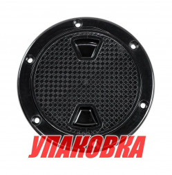Лючок палубный 4&quot;, черный, Marine Rocket (упаковка из 10 шт.)
