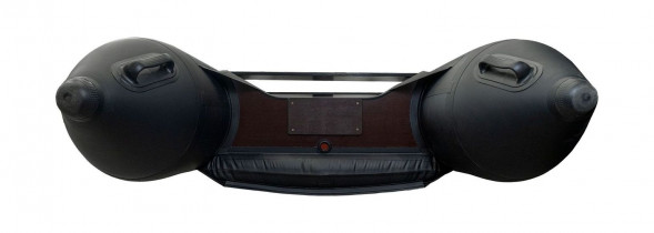 Надувная лодка ПВХ, Ривьера Компакт 3600 НДНД Комби, бронь, светло-серый/графит