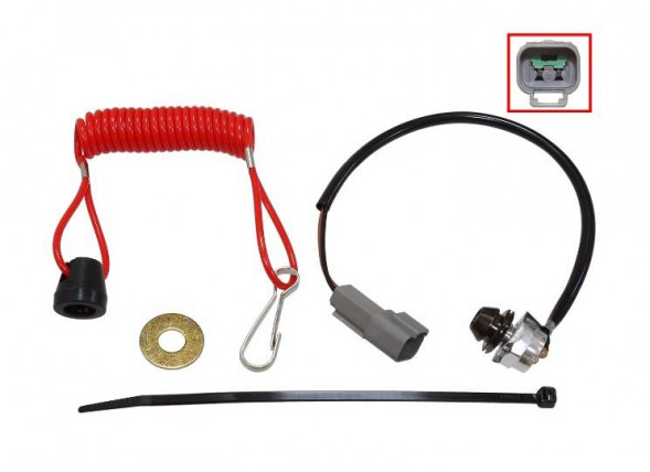 Кнопка аварийного выключения двигателя с чекой Polaris SM-01574