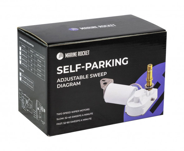 Электропривод стеклоочистителя 12 В (ось 2&quot;), Marine Rocket