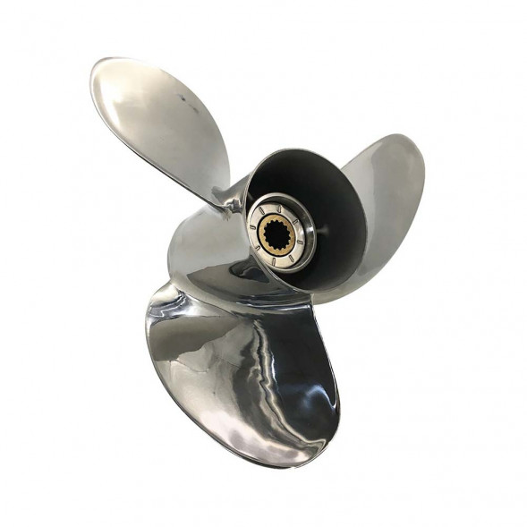 Винт гребной  Skipper для Honda 75-130HP, диаметр 14&quot; нержавеющий, лопастей - 3, шаг 19&quot;