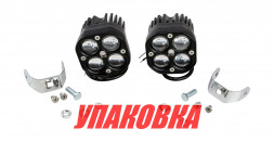 Прожектор светодиодный, 2400 лм, 9-32 В (упаковка из 10 шт.)