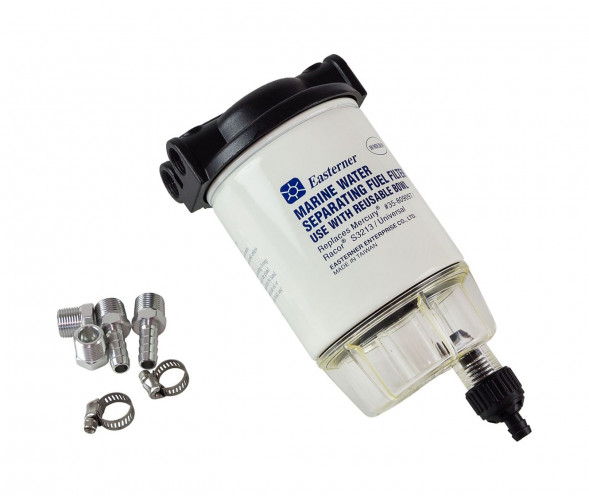 Фильтр топливный 10 мк с креплением и водосборником (малый) (упаковка из 12 шт.)