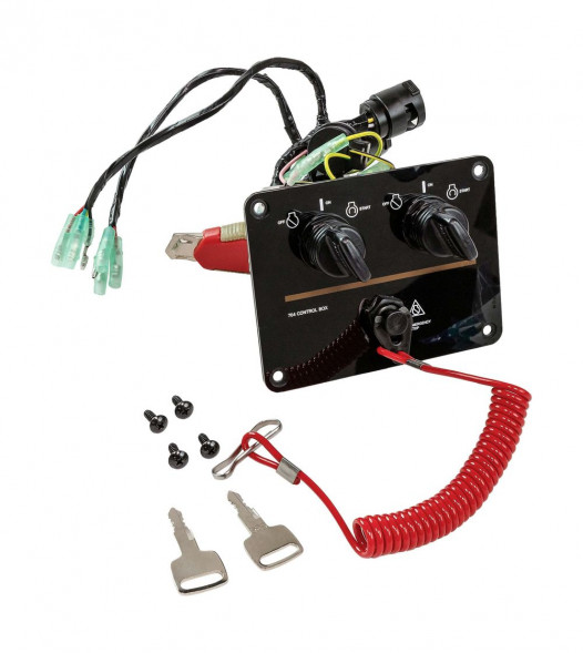 Панель замка зажигания Yamaha, для 2-х моторов, 6K1-82570-08, Marine Rocket