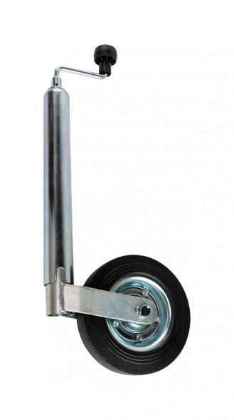 Колесо опорное для прицепа d=48, 200х50 мм, 150 кг в комплекте с креплением (упаковка из 2 шт.)