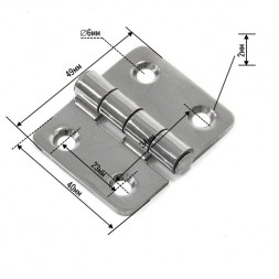 Петля неразъемная 49х40х2мм SUNFINE