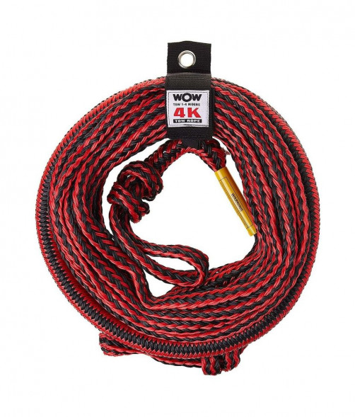 Фал буксировочный для буксируемых кругов, с поплавком, амортизатор, 4 пассажира, 15 м (упаковка из 6 шт.)