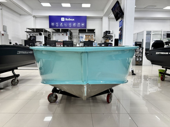 Моторная лодка, Xstream 420 румпель, бирюзовый