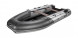 Надувная лодка ПВХ, Адмирал 375 S НДНД,  роульс, рым, накладки, серый/черный