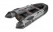 Надувная лодка ПВХ, Адмирал 375 S НДНД,  роульс, рым, накладки, серый/черный