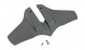 Гидрокрыло StingRay Classic Pro, серое (упаковка из 3 шт.)