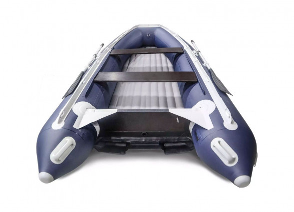 Надувная лодка ПВХ, SOLAR-420 Jet tunnel, красный