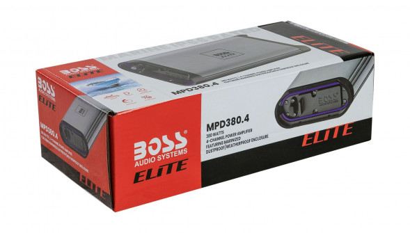 Морской усилитель BOSS MPD380.4, (4 канала, 380W)
