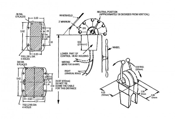 Дистанционное управление двухрычажное, Pretech