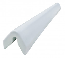 Отбойник L-образный, белый