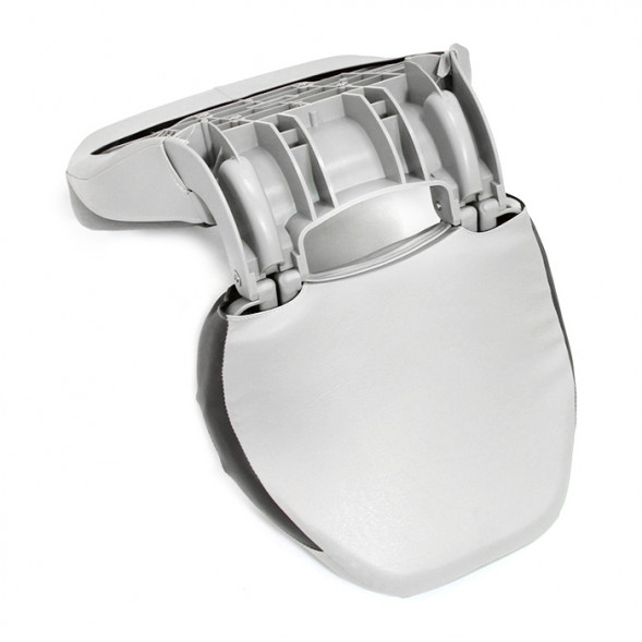 Сиденье мягкое складное Pro Angler Ergonomic Boat Seat, серо-чёрное