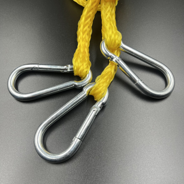 Трос буксировочный V-образный нейлоновый с карабинами (KINETIX)