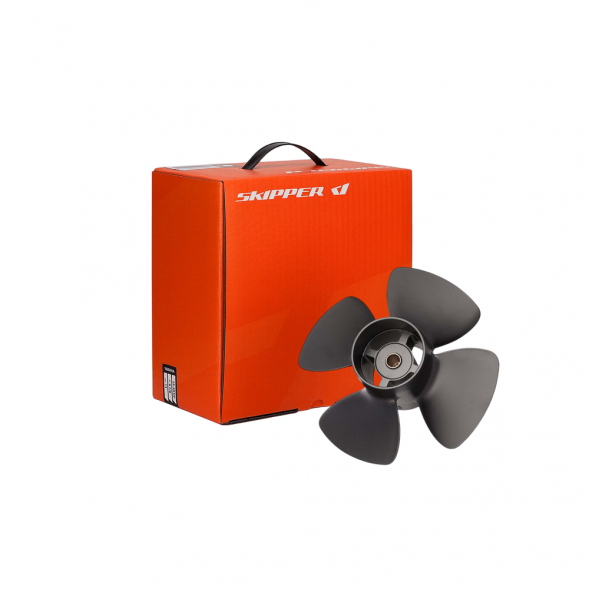 Винт гребной  Skipper для Tohatsu 8-9.8HP, диаметр 8,7" алюминиевый, лопастей - 4, шаг 5"