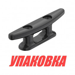 Утка швартовая 4, пластиковая, черная (упаковка из 40 шт.)