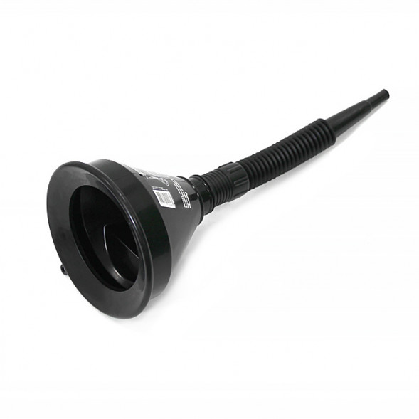 Воронка ГСМ Oktan с непроливайкой, 135 (Черный),  сетчатым фильтром